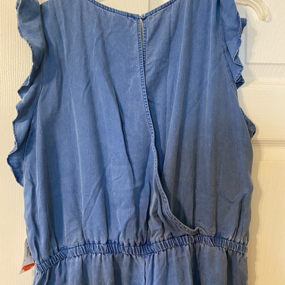 denim old navy jumpsuit size large - Picture 2 of 3